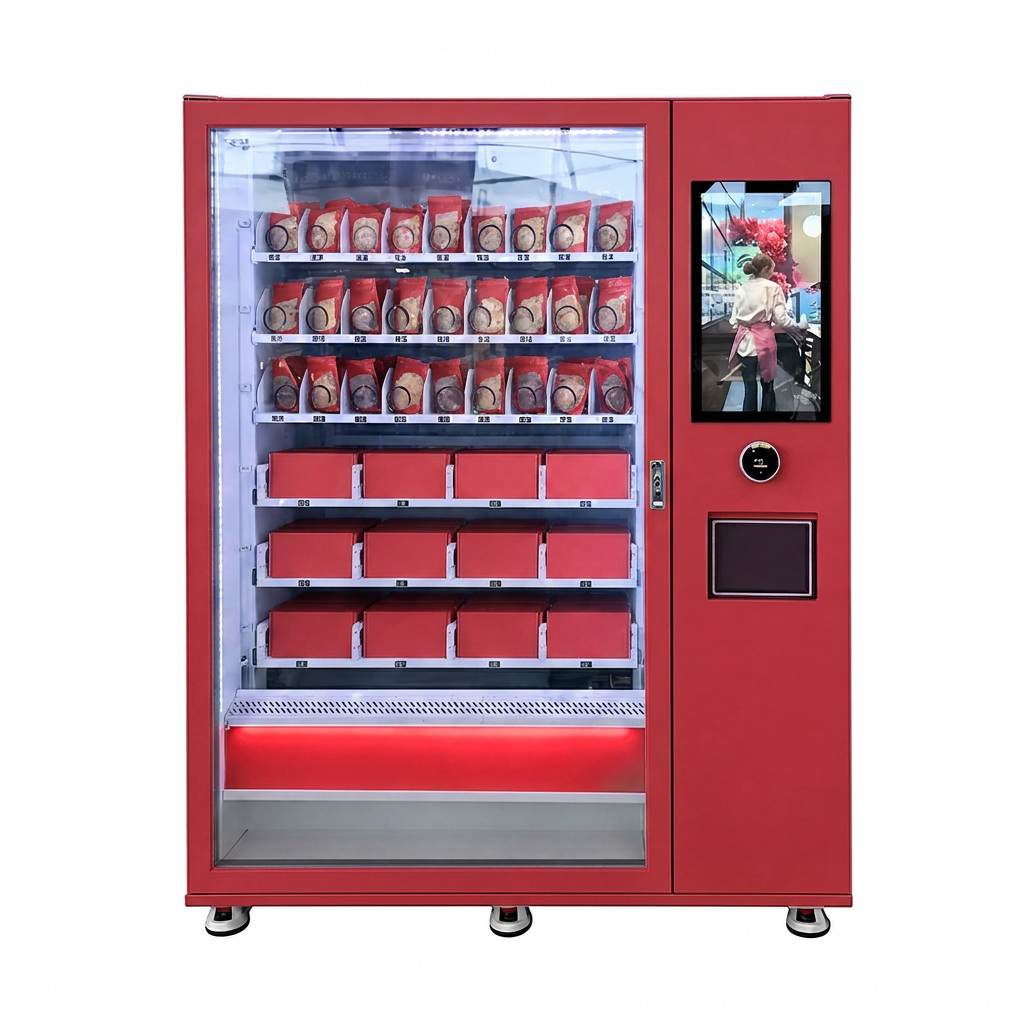 weimi cookie vending machine with elevator and card payment