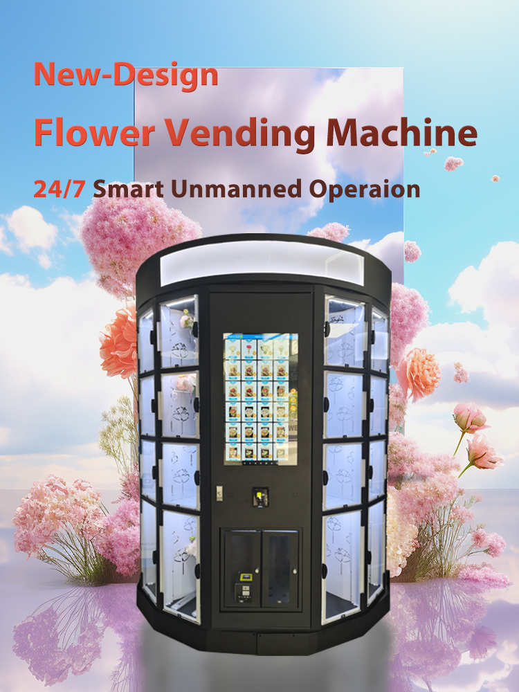 Weimi new design fresh flower vending machine with cooling system accept customize locker for sale