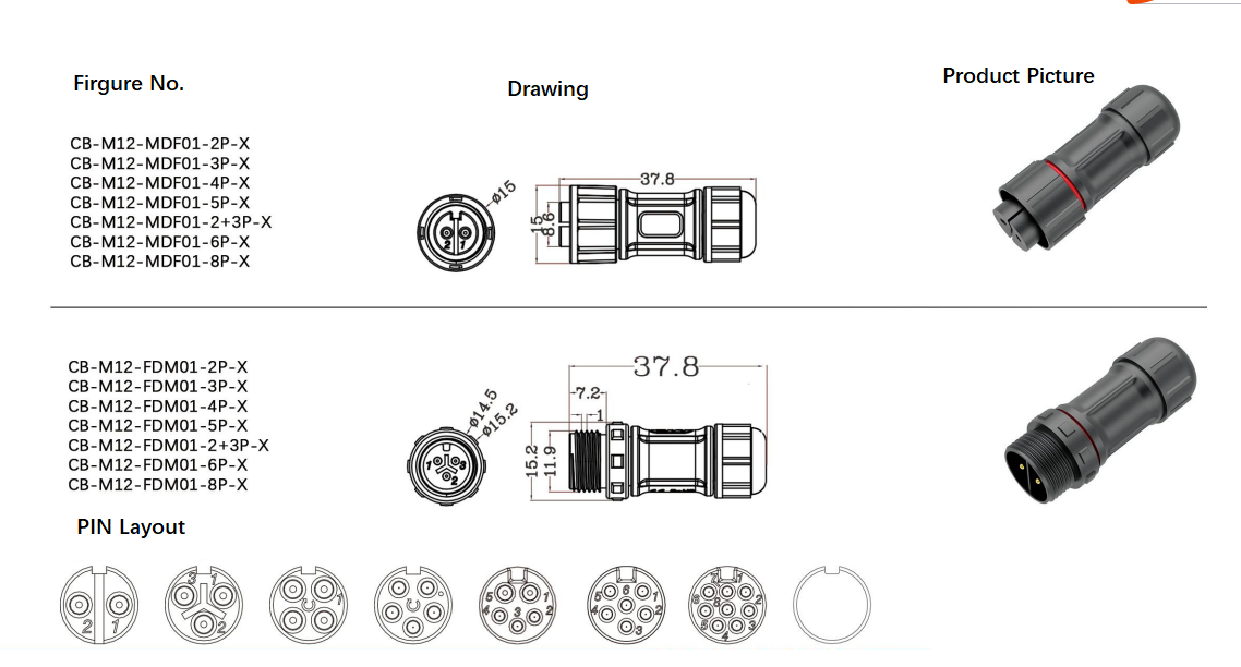 m12 electrical connector