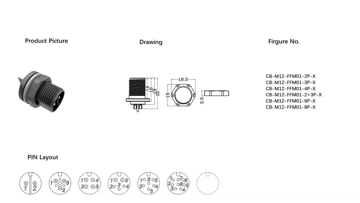 electric male female connectors