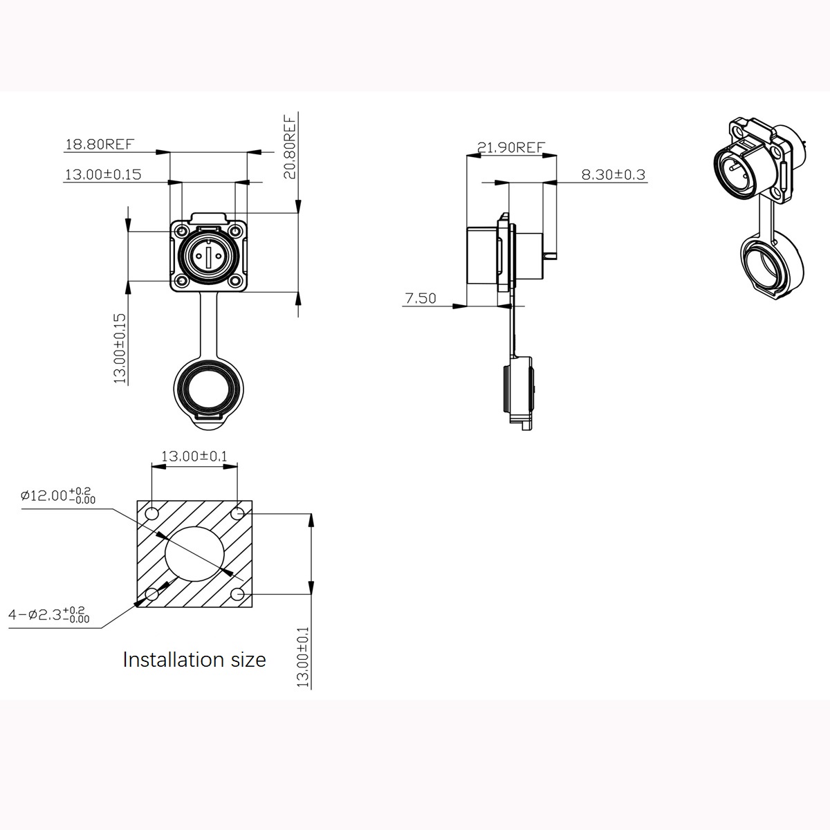 waterproof electrical connectors
