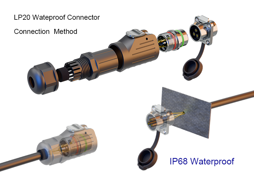 watertight electric connectors