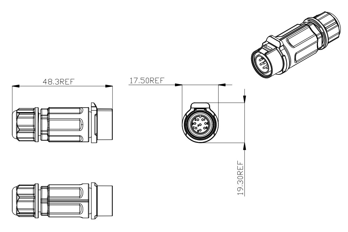 waterproof circular connector