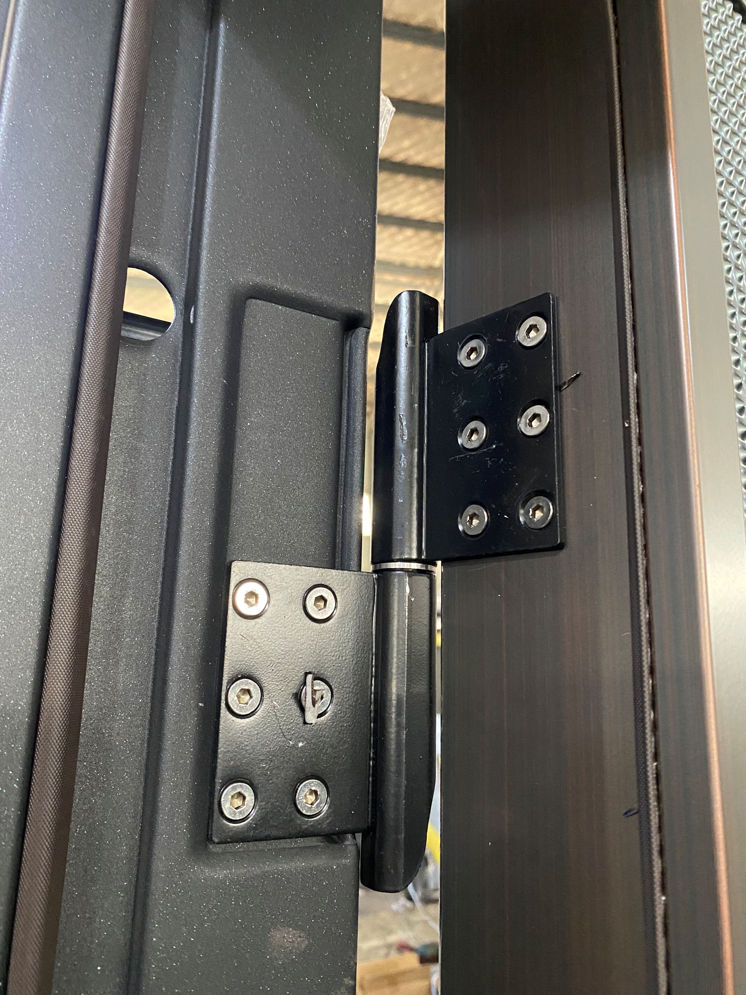 Hinge of Metal Security Front Door