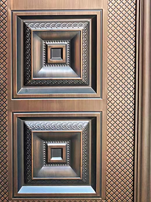 Surface of Premium Solid Steel Doors