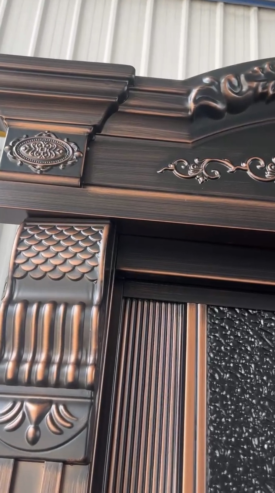 Surface of Aluminum Entry Doors Residential
