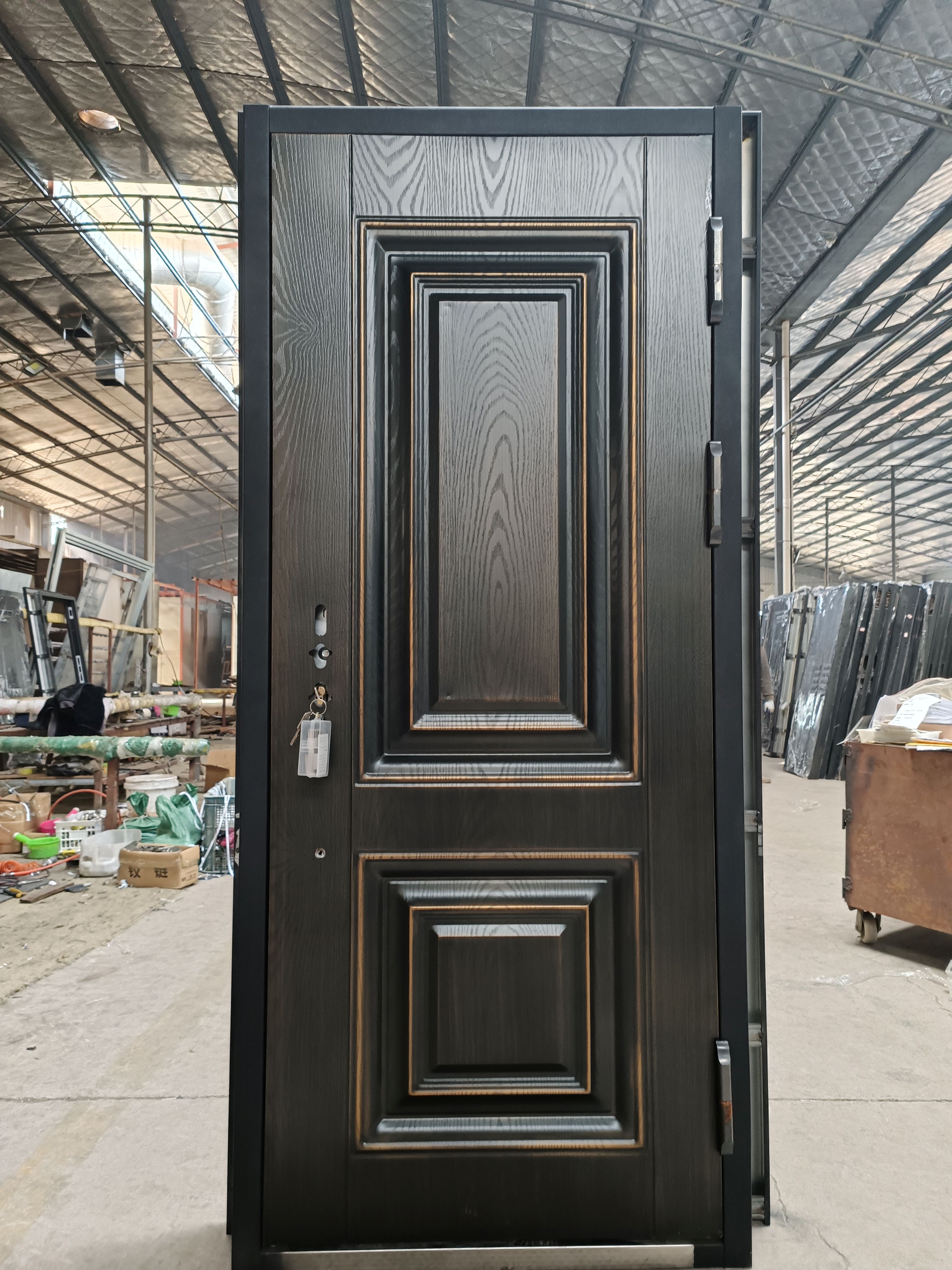Back Panel of Aluminum Entry Doors Residential