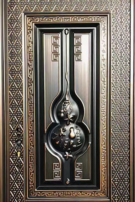 Surface of Custom Iron Security Doors