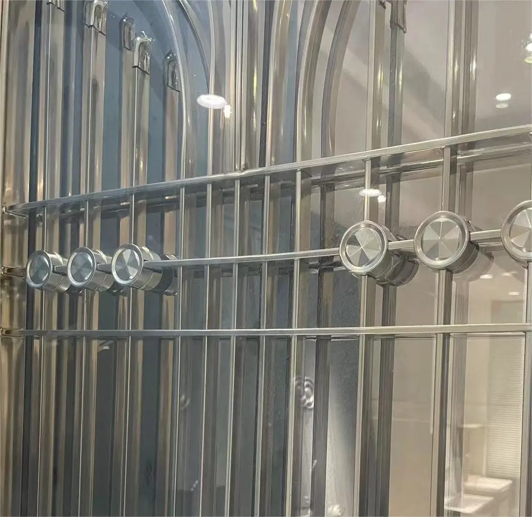 Glass of Stainless Steel Door with Glass