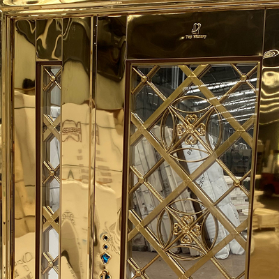 Surface of Stainless Steel Swinging Kitchen Door