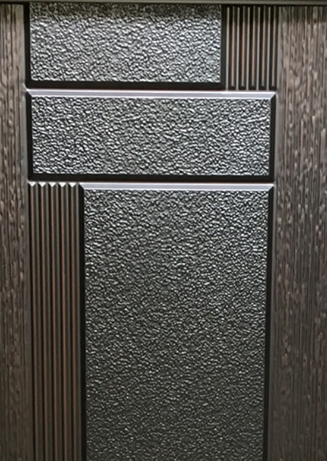 Surface of Solid Metal Security Doors
