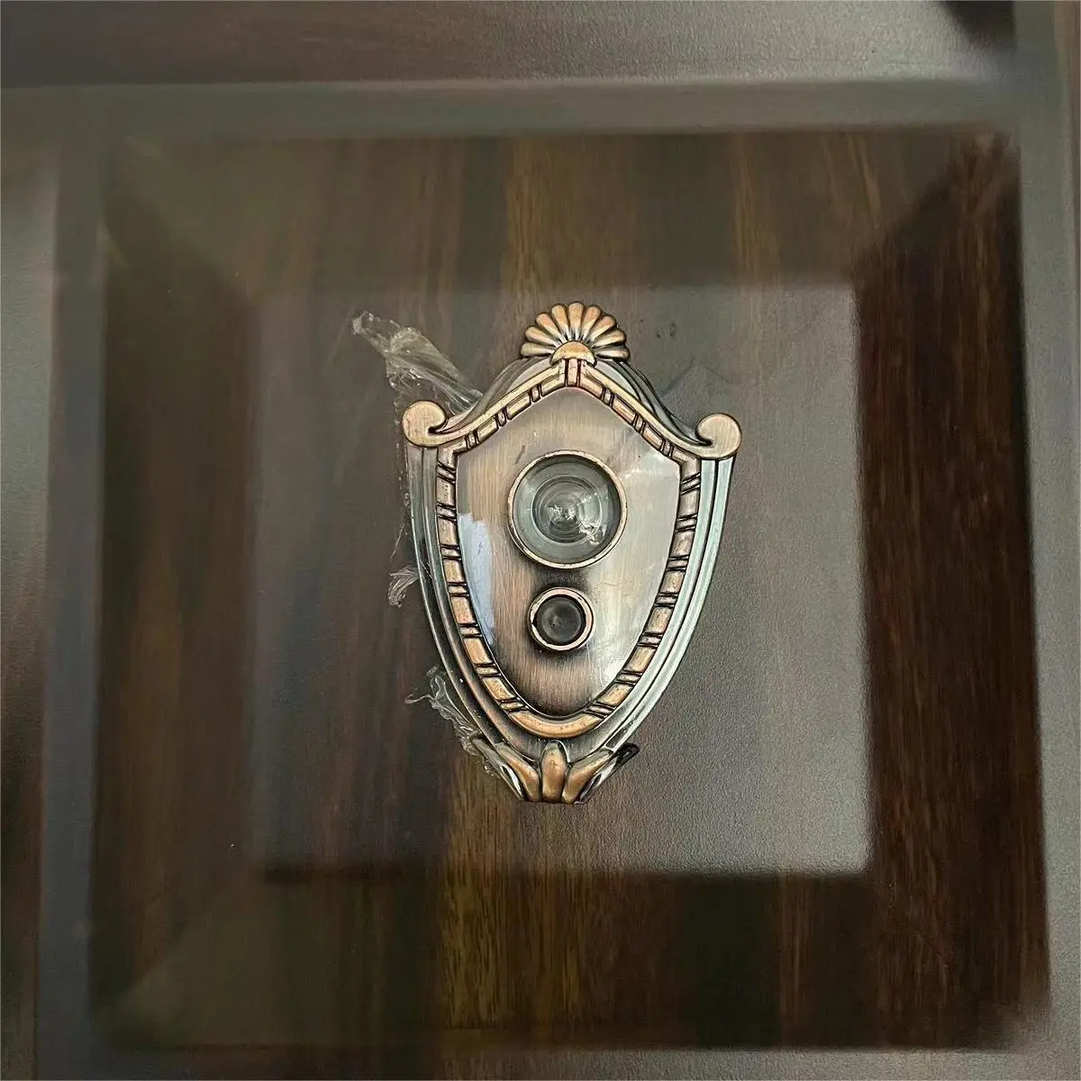 Peephole of Internal Black Metal Doors