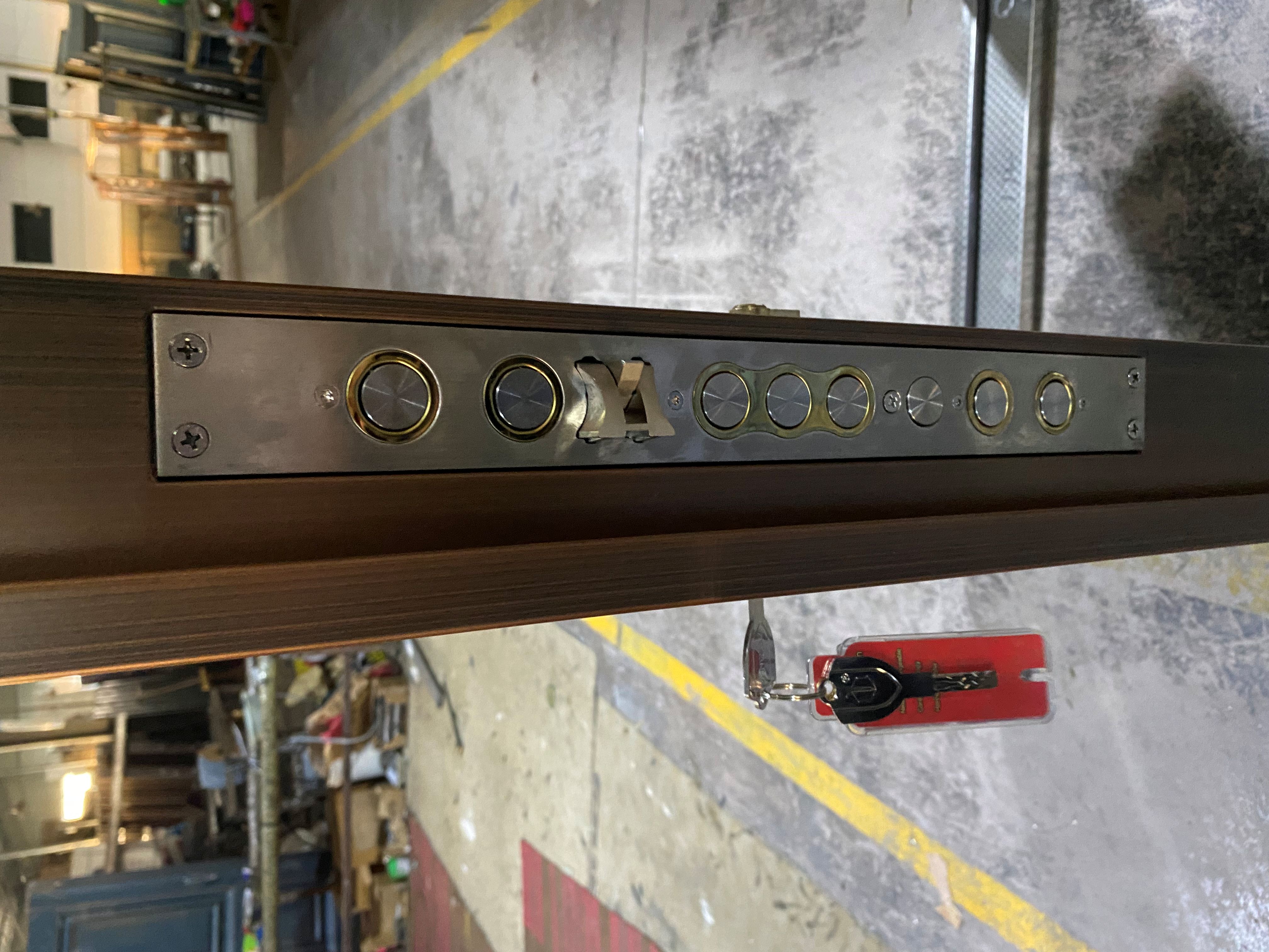 Lock System of Fire Rated Aluminum Doors