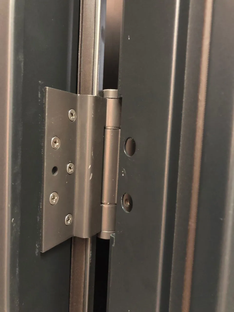Hinge of Fire Rated Aluminum Doors