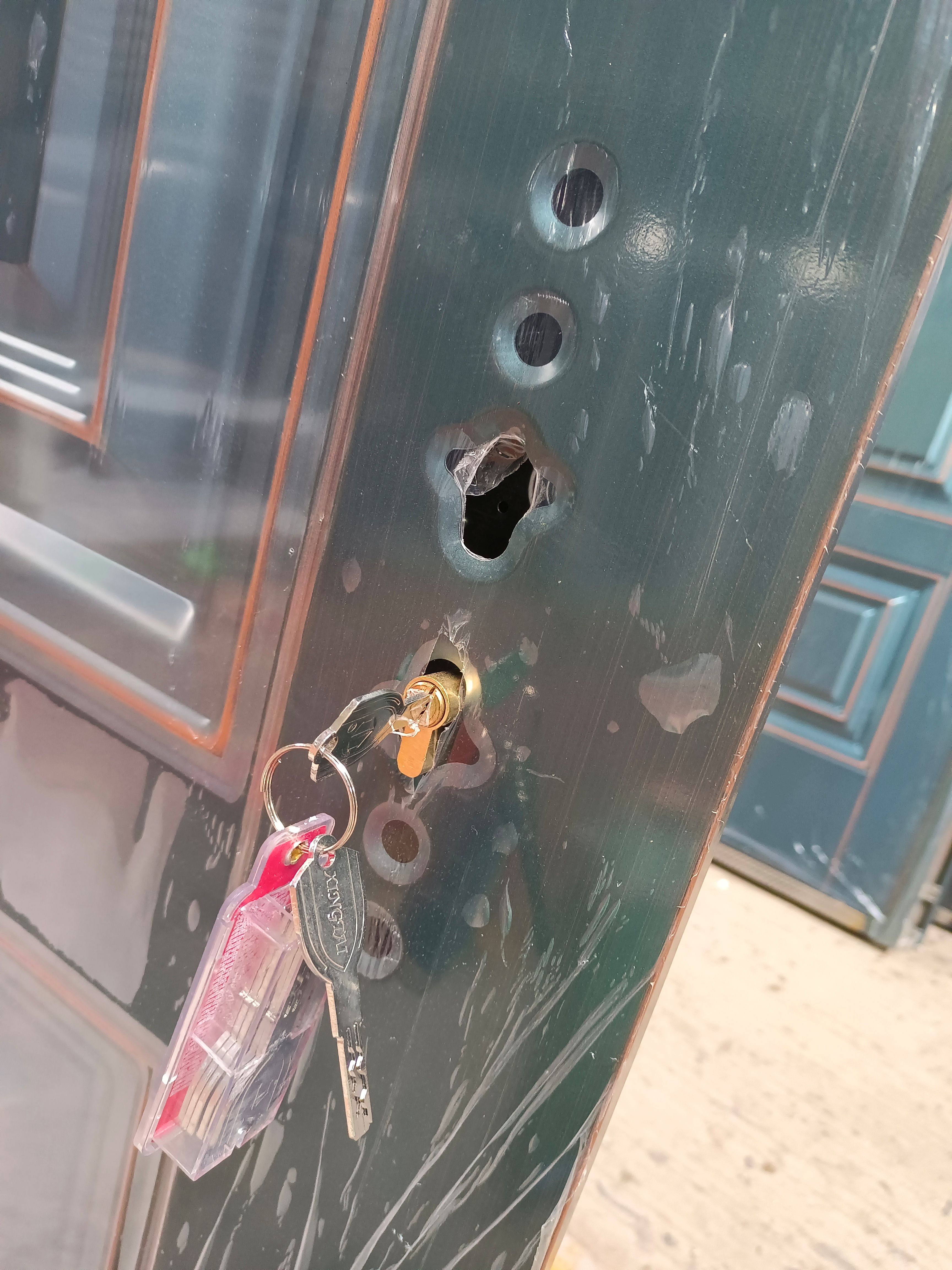 Lock Cylinder of Commercial Metal Entrance Doors