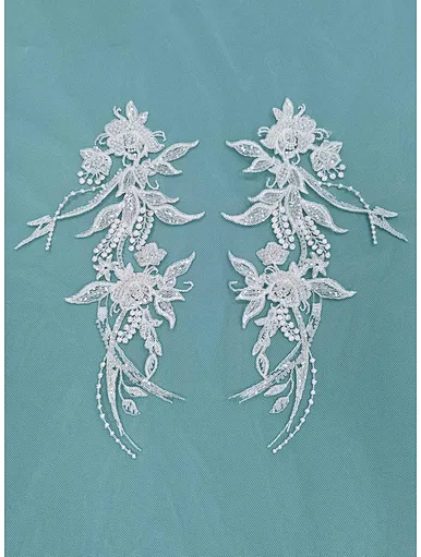 embroidered fabric applique