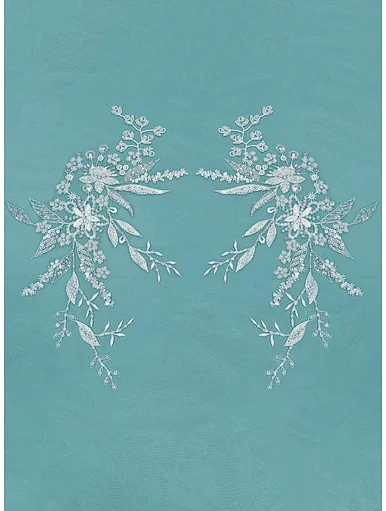 white applique