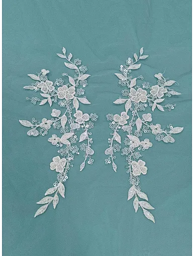 white applique