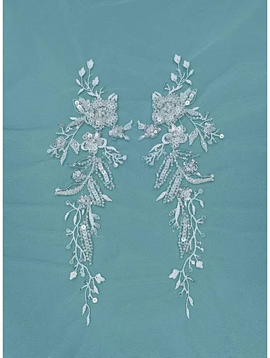 embroidered fabric applique