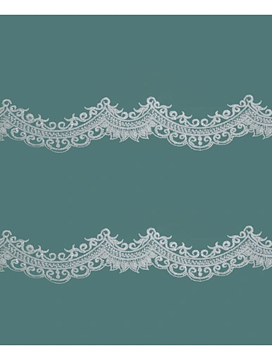 Embroidery lace trimming