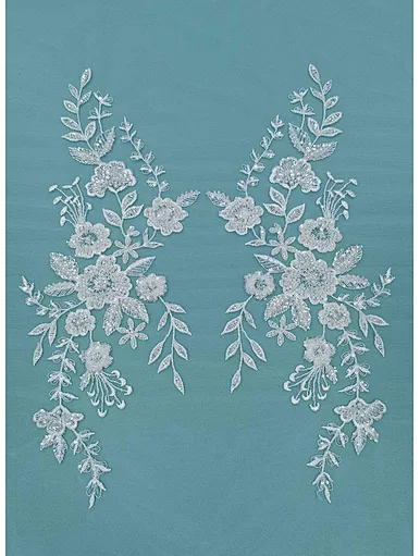 white applique