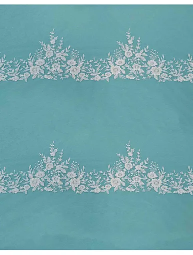 embroidered fabric trim