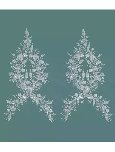 Embroidery lace fabric