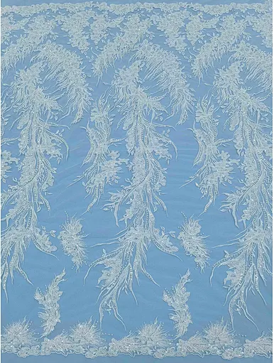 white lace material