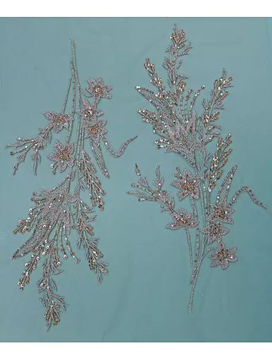 Embroidery lace applique