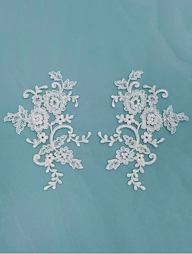 white applique