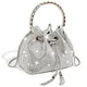 silver evening bag