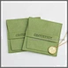 Professional Customized Green Microfibre Jewelry Pouch with Embossed Logo