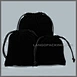 black jewellery pouch