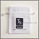 white velvet pouch