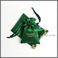 green jewelry pouch