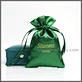 green jewelry pouch