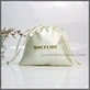pouch with gold logo