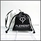pouch with white logo