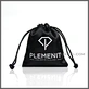 pouch with white logo