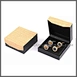 cufflink box with leather lining