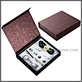 Wholesale High Quality Premium Gift Custom Branded Logo Magnet Closure Cufflink Box Large Set Display With Competitive Price