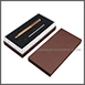 High end Quality New Design Cardboard Pen Set Super Brown Box for Metal Pen Paper Executive Gift Set Box