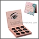 New Private Label Custom 9 Color Makeup Emboss Technology Empty Paper Eye Shadow Palette Box