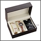 watch box with compartment for booklet