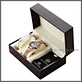 watch box with compartment for booklet