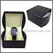 black wood watch case
