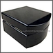 black wood watch case