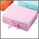folding box with ribbon