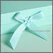 foldable box with ribbon