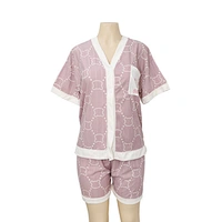 2 piece set women sleepwear